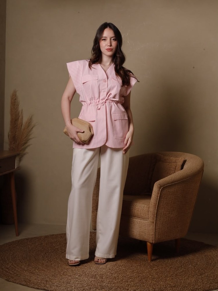 Listrado Rosa Utilitário - Denise Zago Concept - foto 1