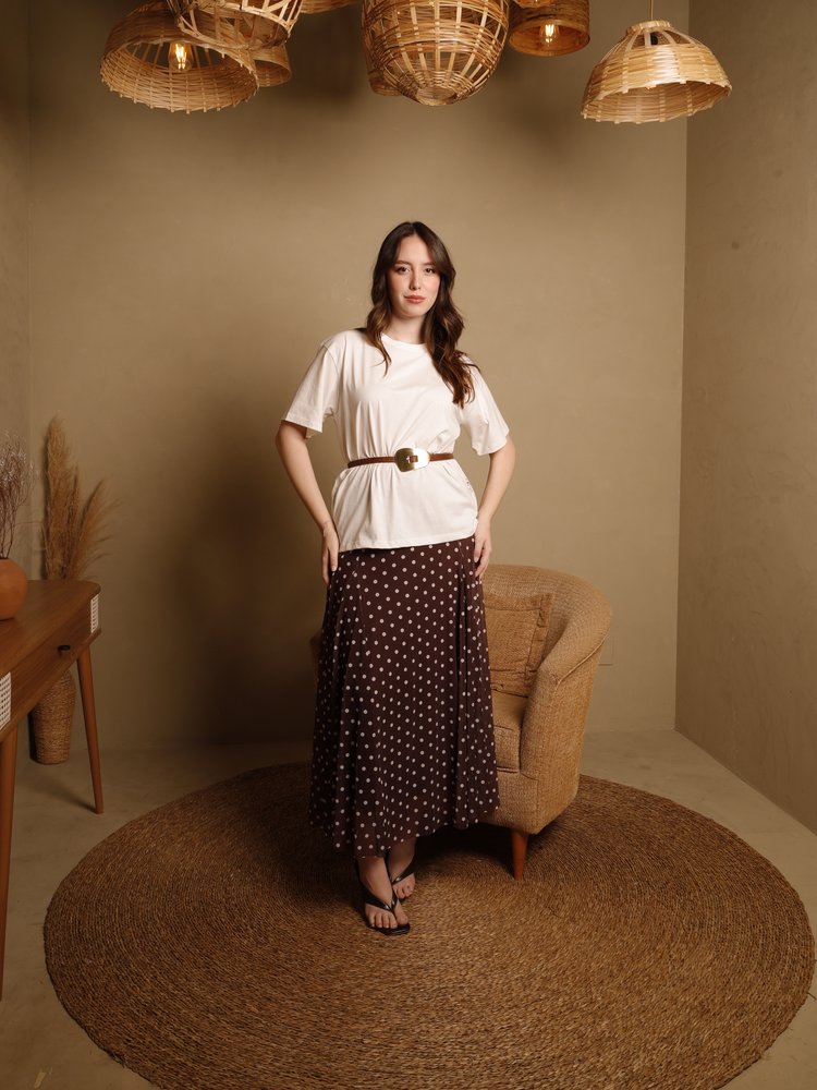 Poá Marrom - Denise Zago Concept - foto 1
